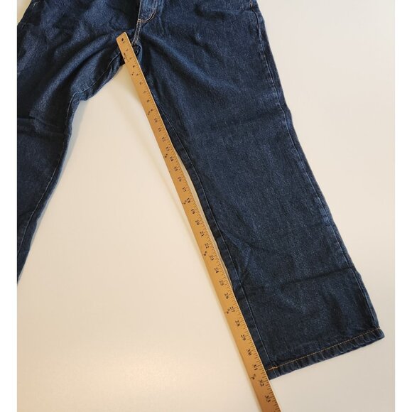 Adventuridge Flannel Lined Jeans Blue Straight Leg‎ Pocket Denim Mens 38x32 NEW - Picture 13 of 13